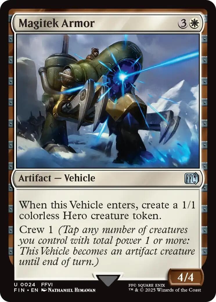 Japanese Magic: The Gathering - Magitek Armor (24) (Foil) (FINAL FANTASY)