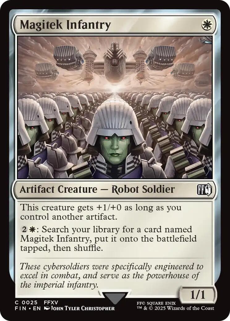 Japanese Magic: The Gathering - Magitek Infantry (25) (FINAL FANTASY)