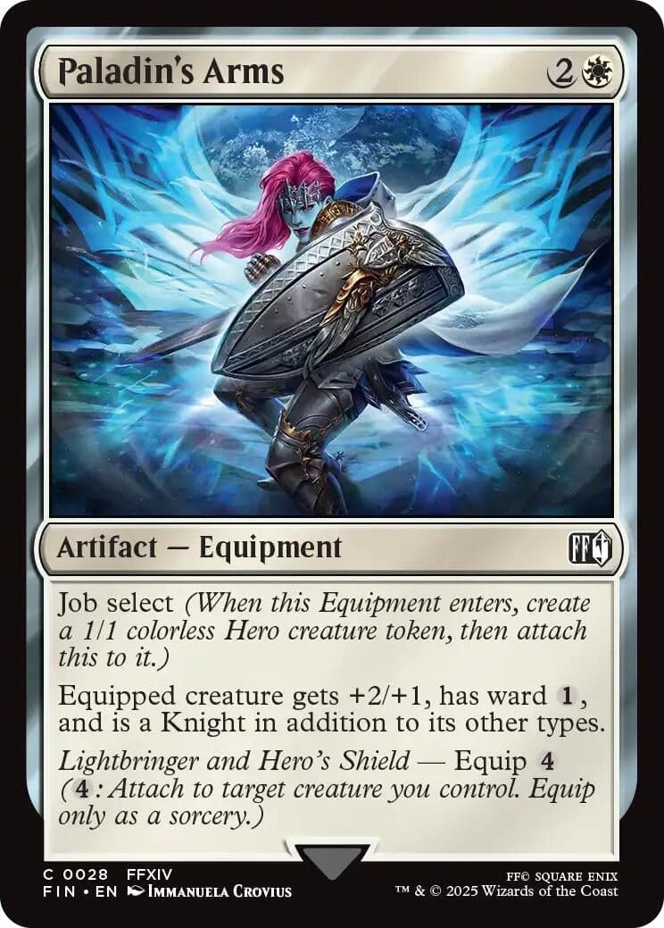 Japanese Magic: The Gathering - Paladin's Arms (28) (Foil) (FINAL FANTASY)
