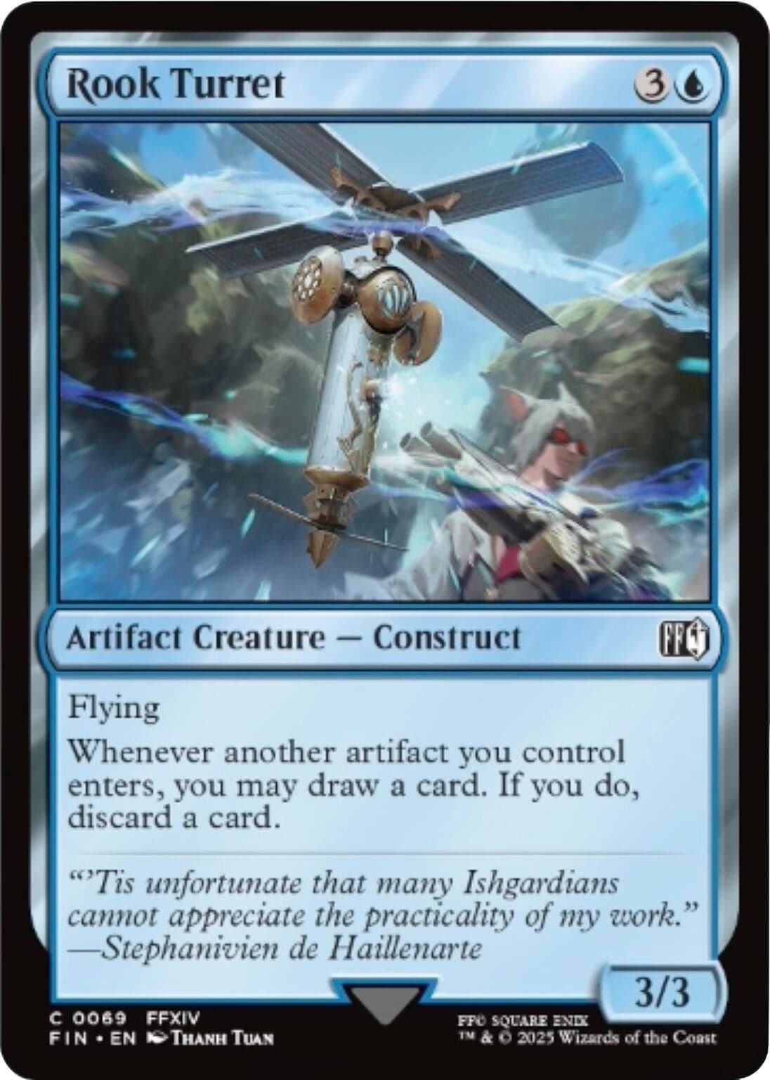 Japanese Magic: The Gathering - Rook Turret (69) (Foil) (FINAL FANTASY)
