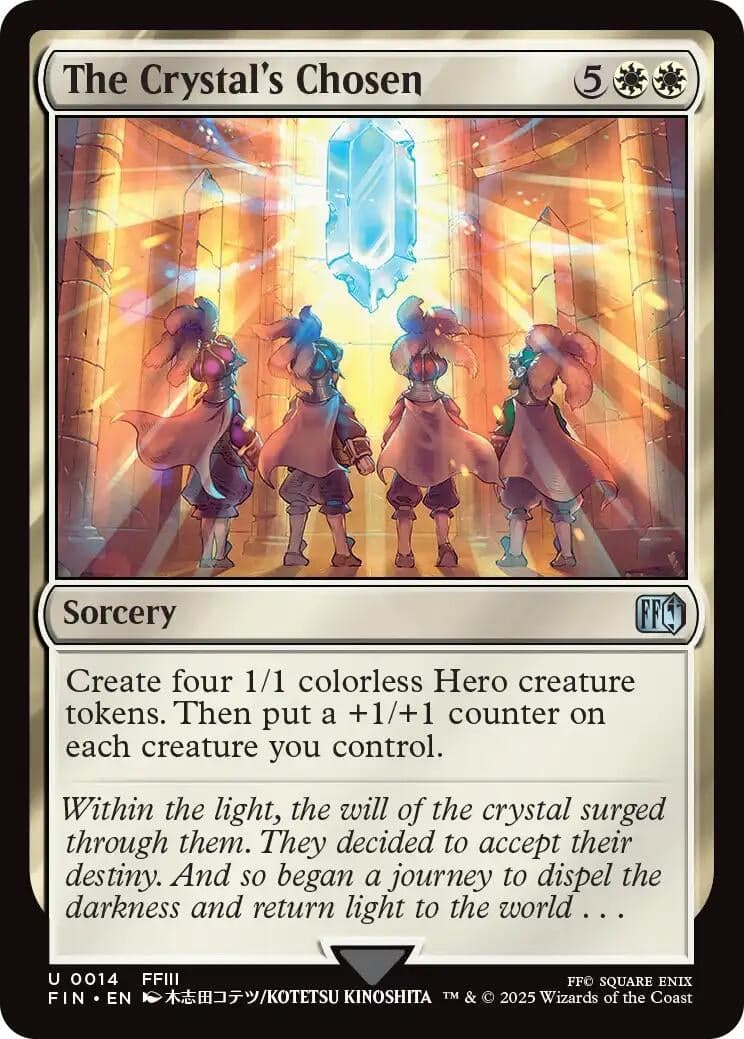 Japanese Magic: The Gathering - The Crystal's Chosen (14) (Foil) (FINAL FANTASY)