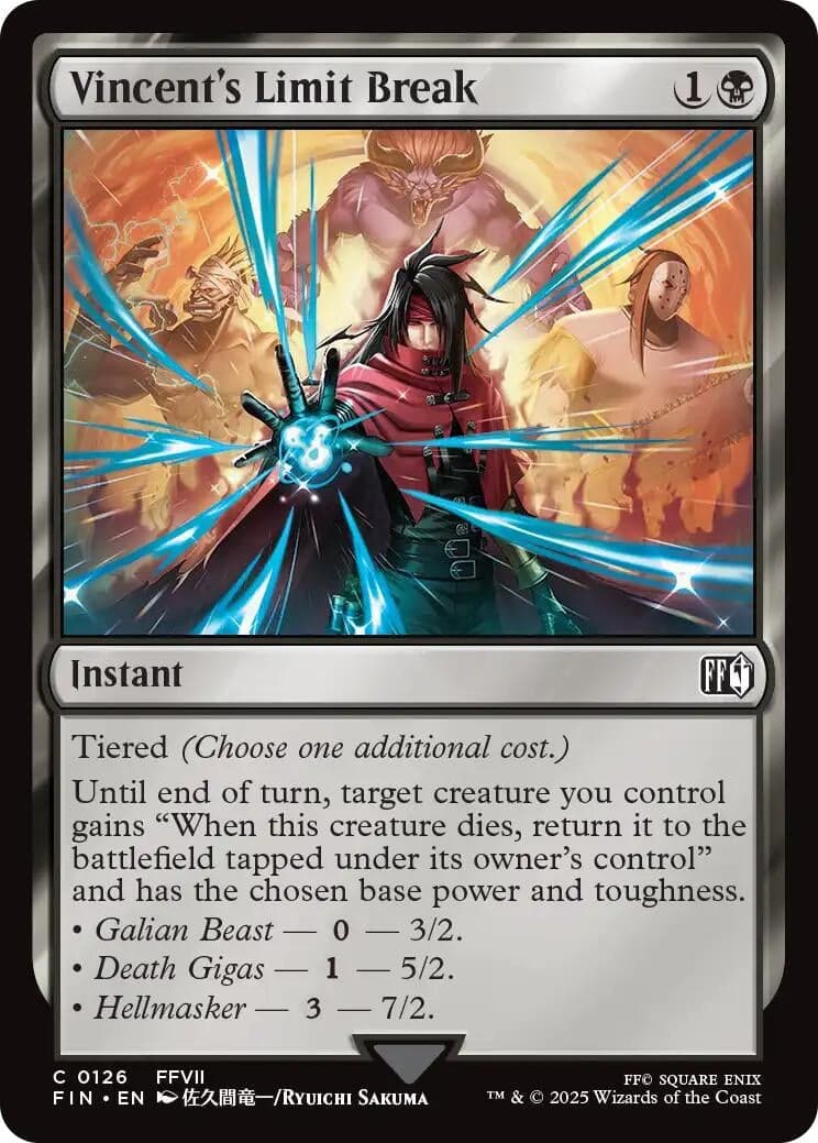 Japanese Magic: The Gathering - Vincent's Limit Break (126) (Foil) (FINAL FANTASY)
