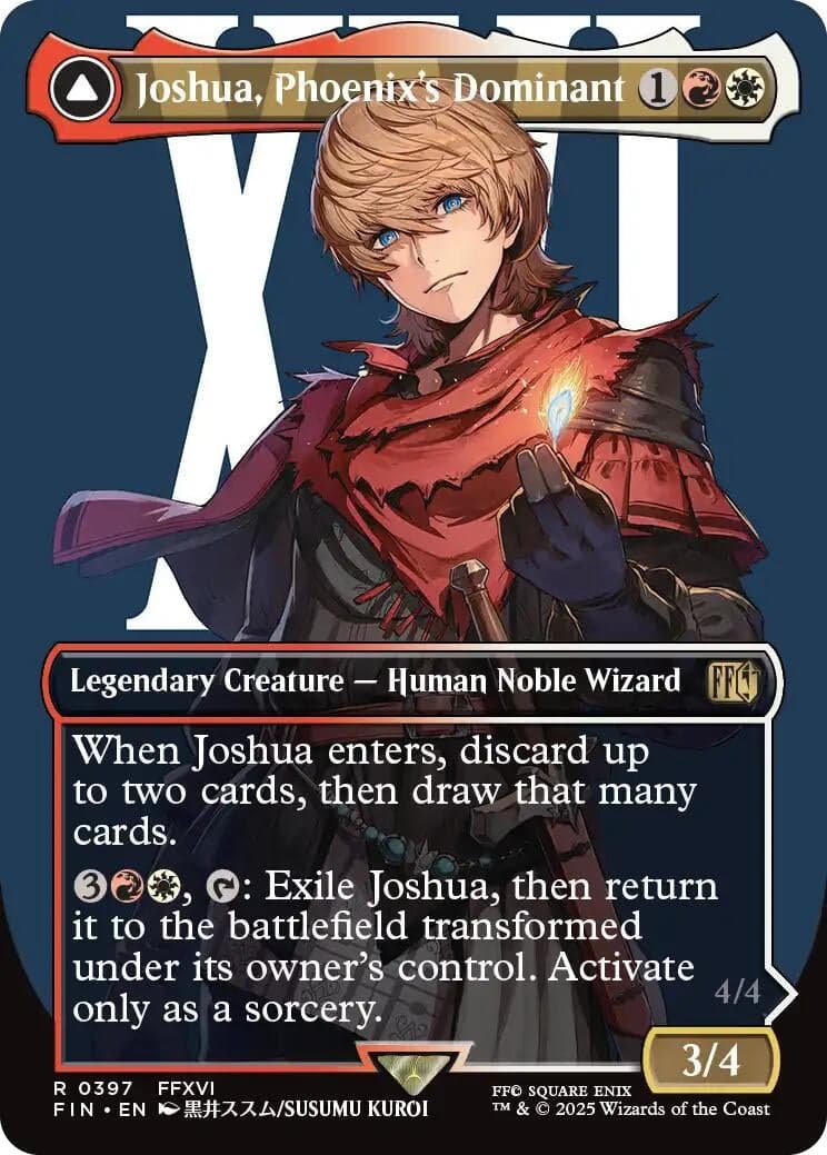 Joshua, Phoenix's Dominant (Borderless) (397) (FINAL FANTASY)