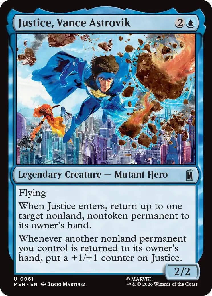 Justice, Vance Astrovik (61) (Marvel Super Heroes) (MSH)