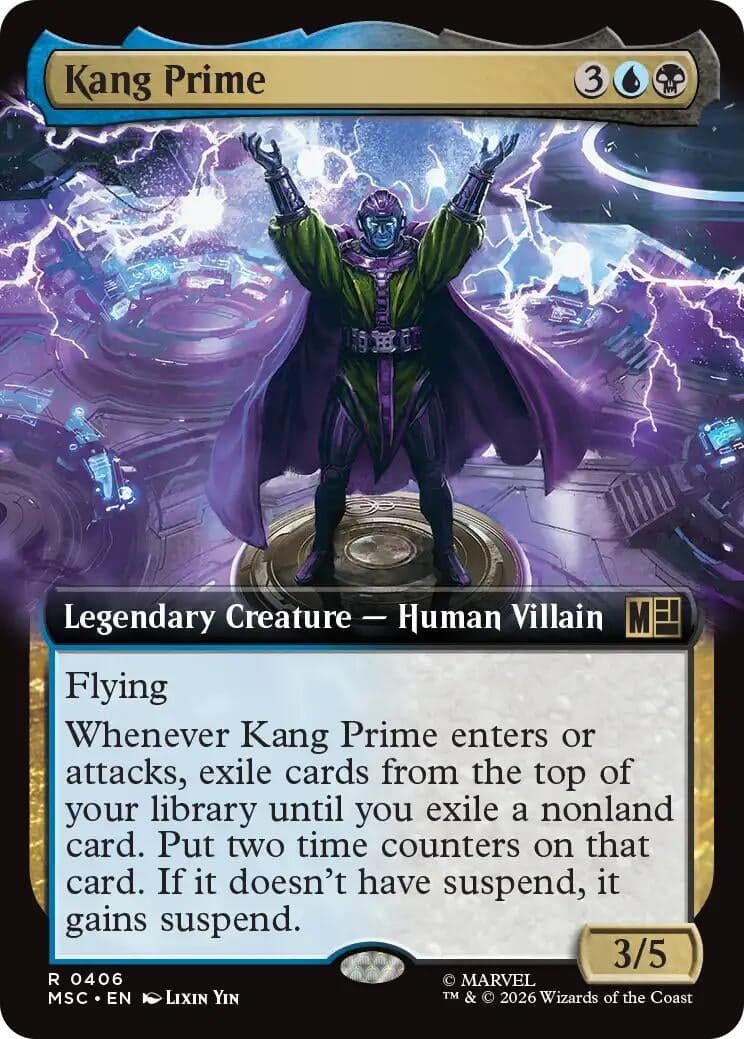 Kang Prime (Extended Art) (406) (Commander: Marvel Super Heroes) (MSC)