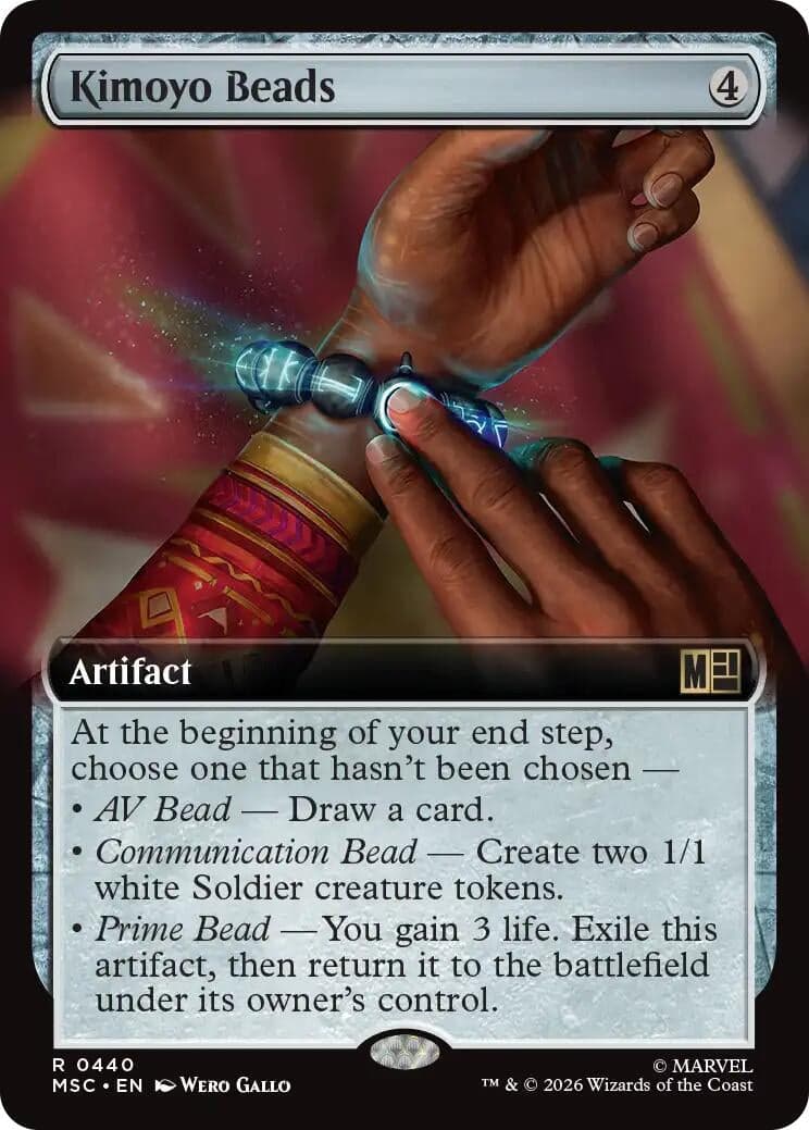 Kimoyo Beads (Extended Art) (440) (Foil) (Commander: Marvel Super Heroes) (MSC)