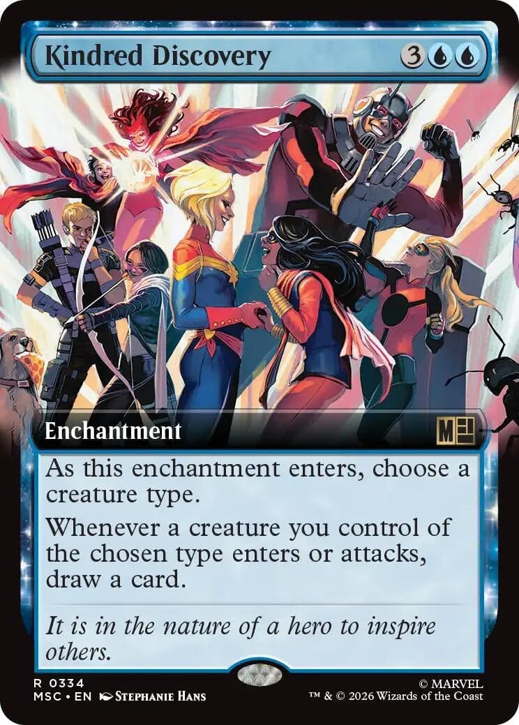 Kindred Discovery (Extended Art) (334) (Commander: Marvel Super Heroes) (MSC)