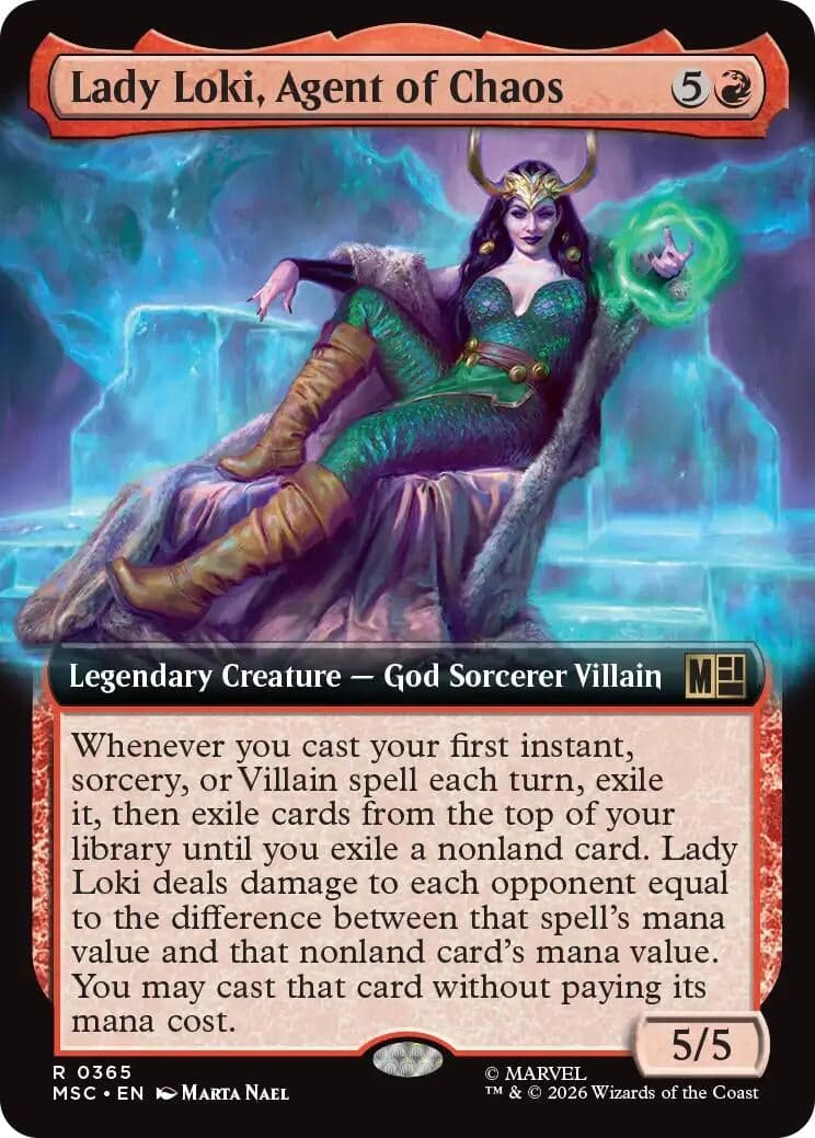Lady Loki, Agent of Chaos (Extended Art) (365) (Commander: Marvel Super Heroes) (MSC)