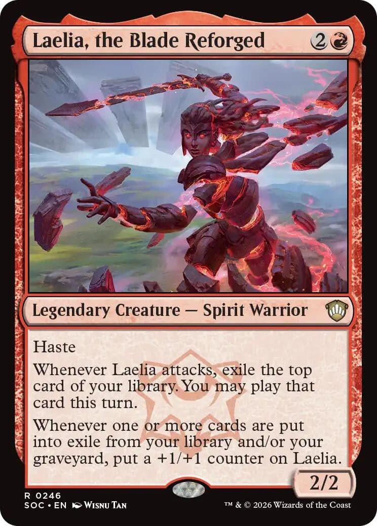 Laelia, the Blade Reforged (246) (Commander: Secrets of Strixhaven)