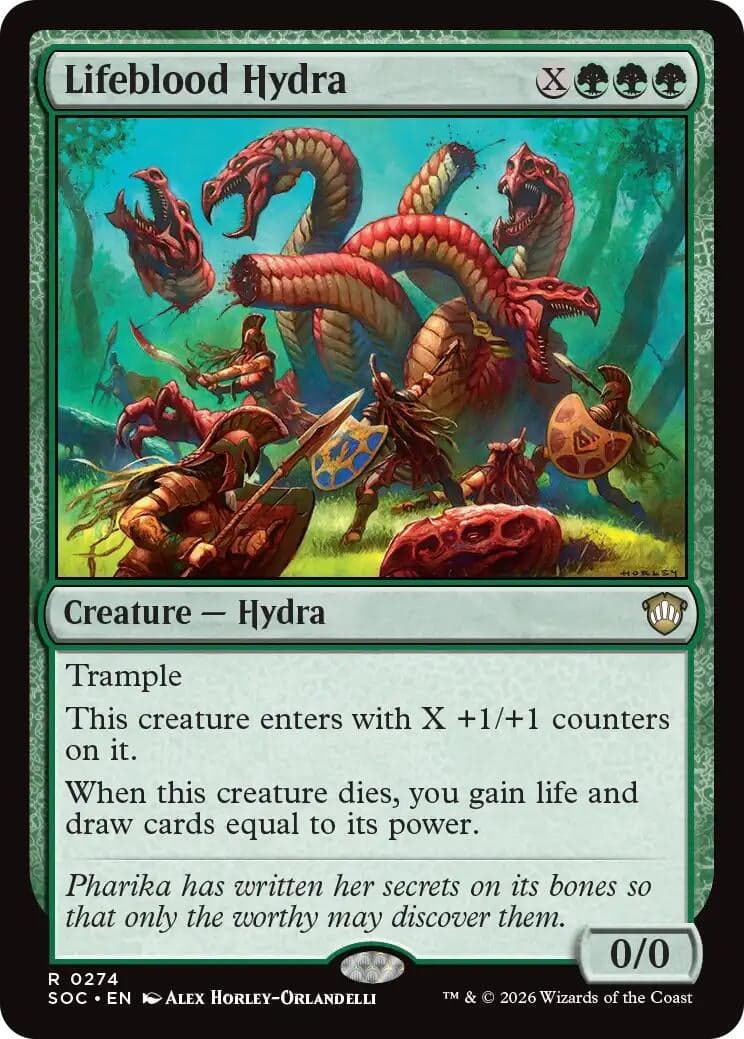 Lifeblood Hydra (274) (Commander: Secrets of Strixhaven)