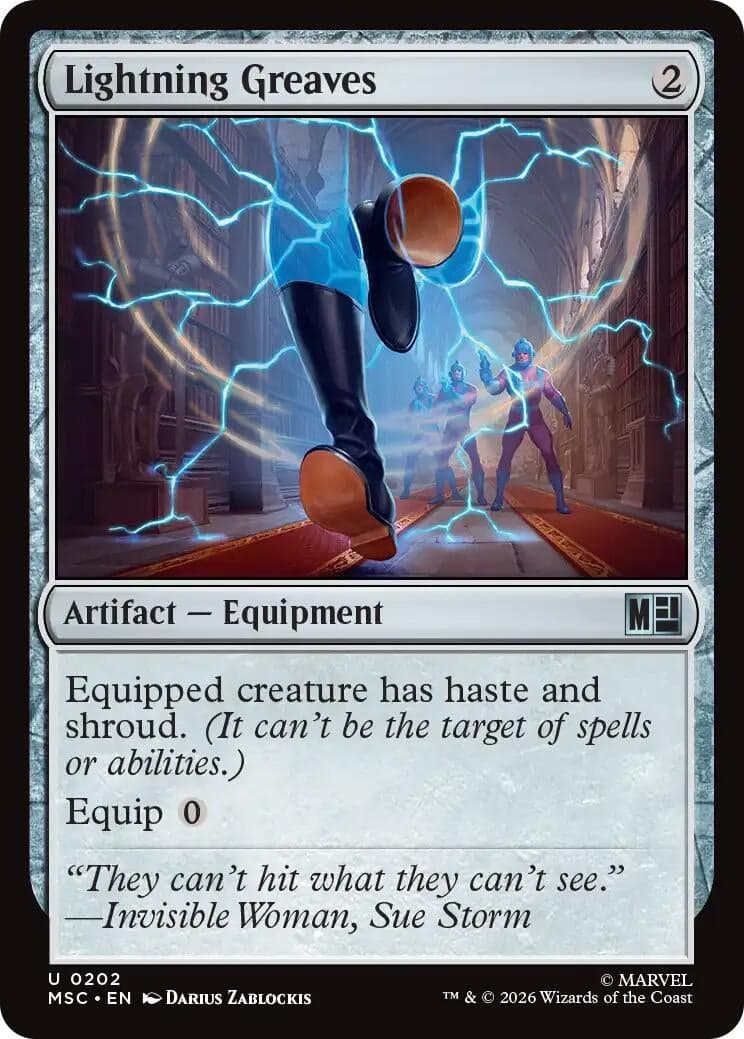 Lightning Greaves (202) (Commander: Marvel Super Heroes) (MSC)