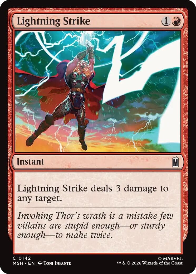 Lightning Strike (142) (Marvel Super Heroes) (MSH)