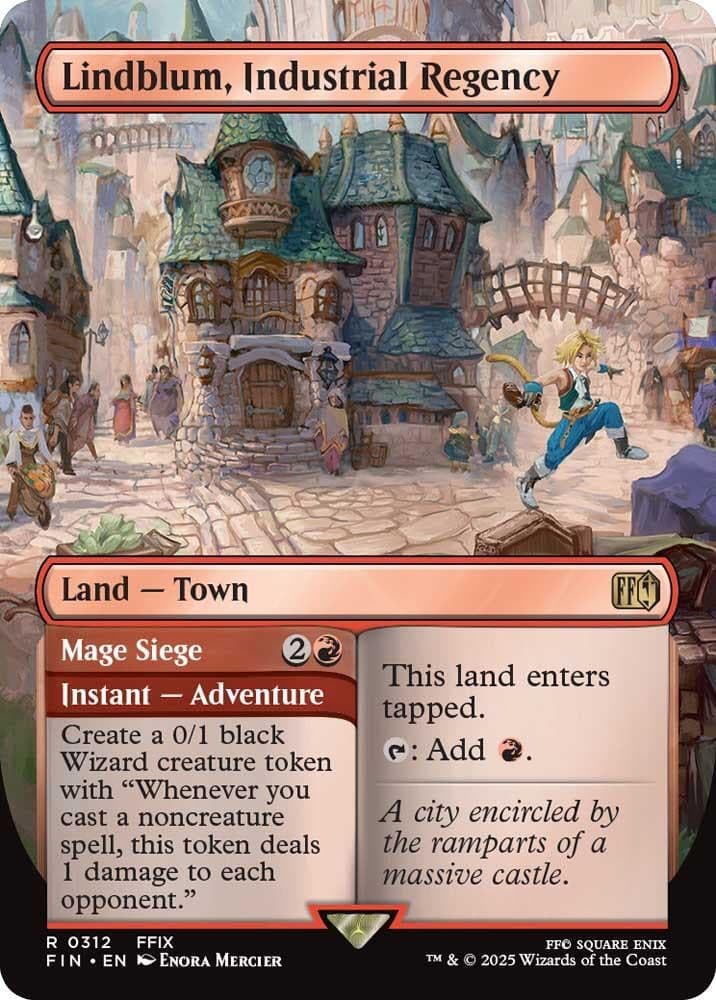 Lindblum, Industrial Regency (Borderless) (312) (Foil) (FINAL FANTASY)