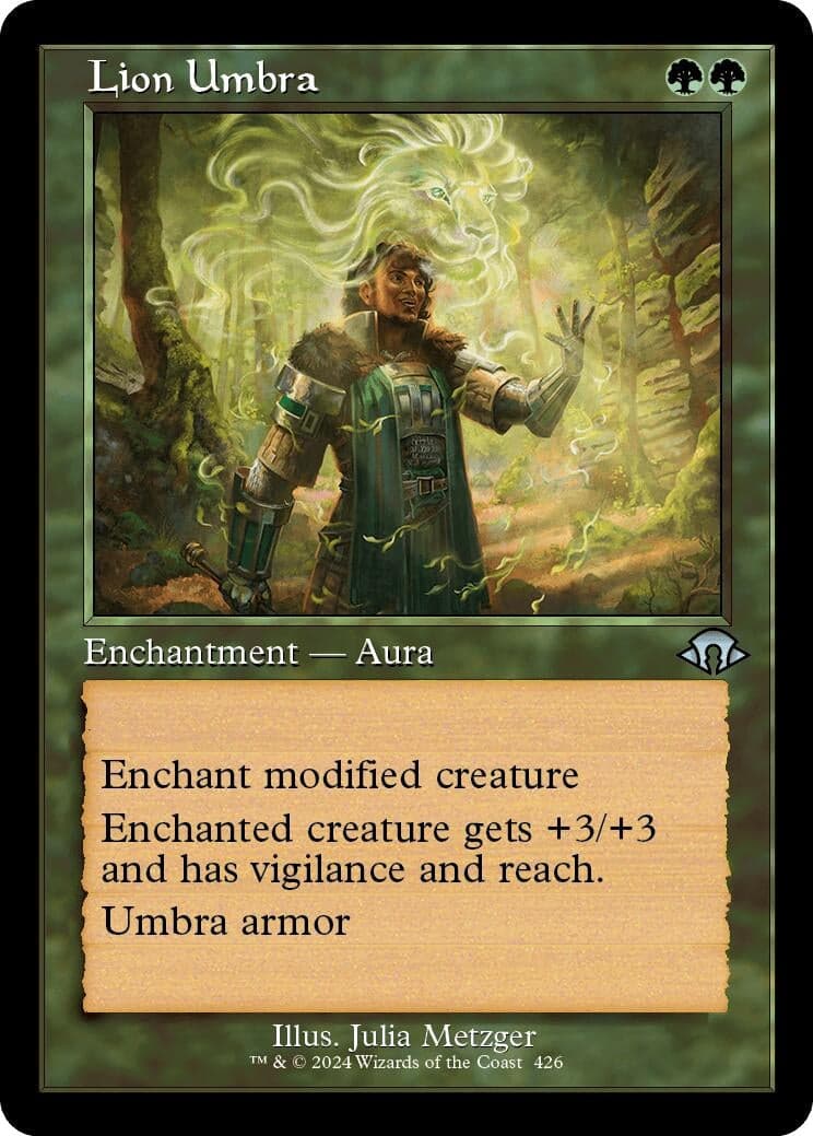 Lion Umbra (Retro Frame) (426) (Foil) (Modern Horizons 3)