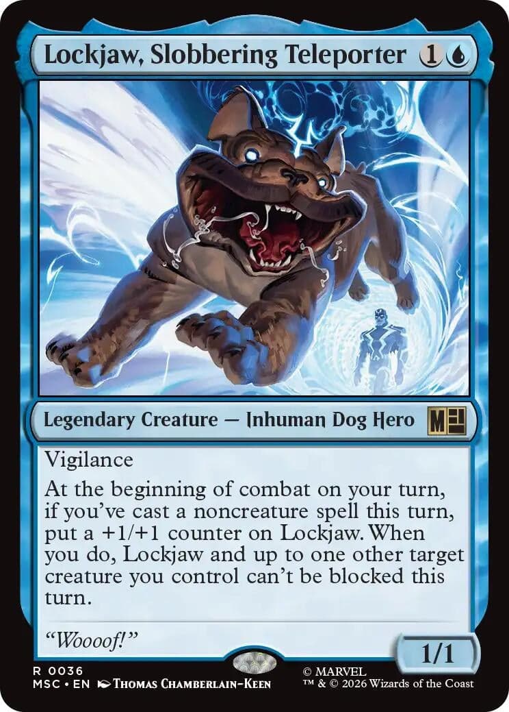 Lockjaw, Slobbering Teleporter (36) (Commander: Marvel Super Heroes) (MSC)