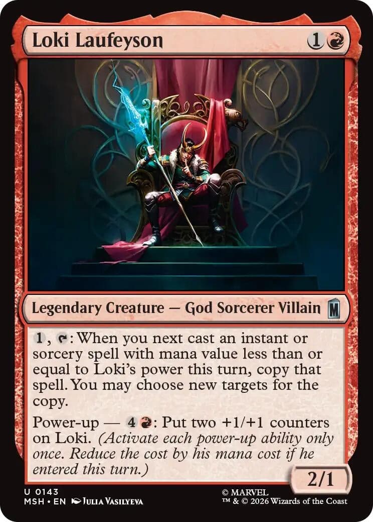 Loki Laufeyson (143) (Foil) (Marvel Super Heroes) (MSH)