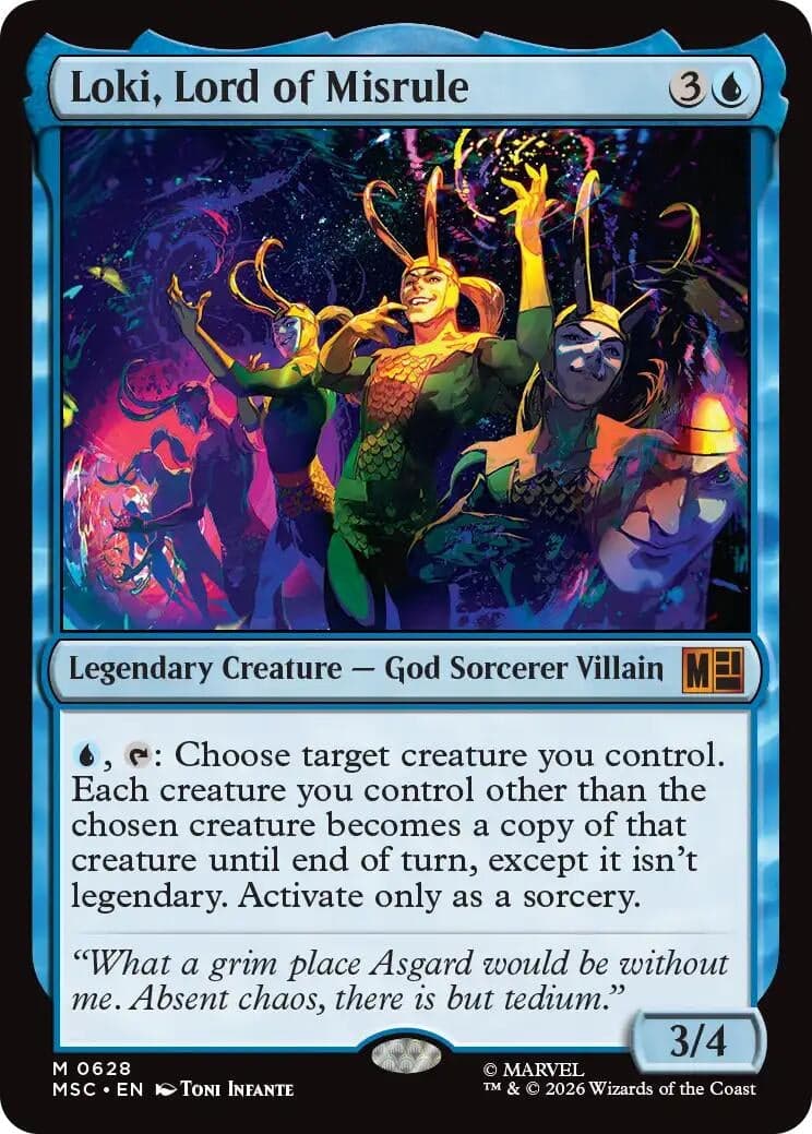Loki, Lord of Misrule (628) (Commander: Marvel Super Heroes) (MSC)