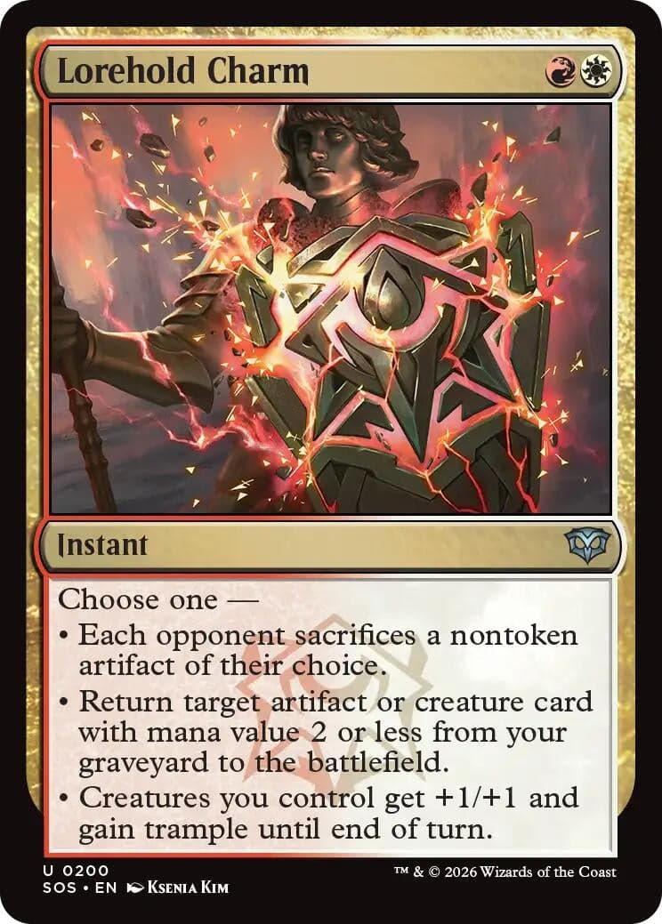 Lorehold Charm (200) (Foil) (Secrets of Strixhaven)