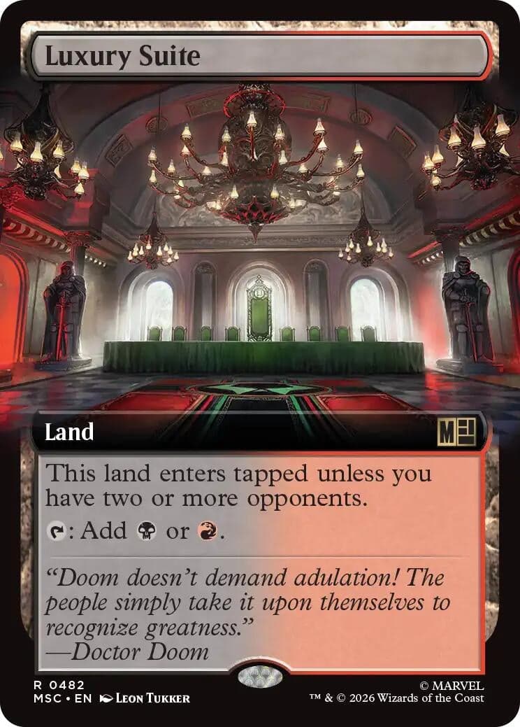 Luxury Suite (Extended Art) (482) (Commander: Marvel Super Heroes) (MSC)