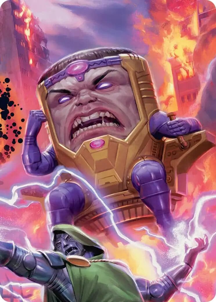 M.O.D.O.K., Evil Intellect Art Card (9) (Art Series: Marvel Super Heroes) (AAMSH)