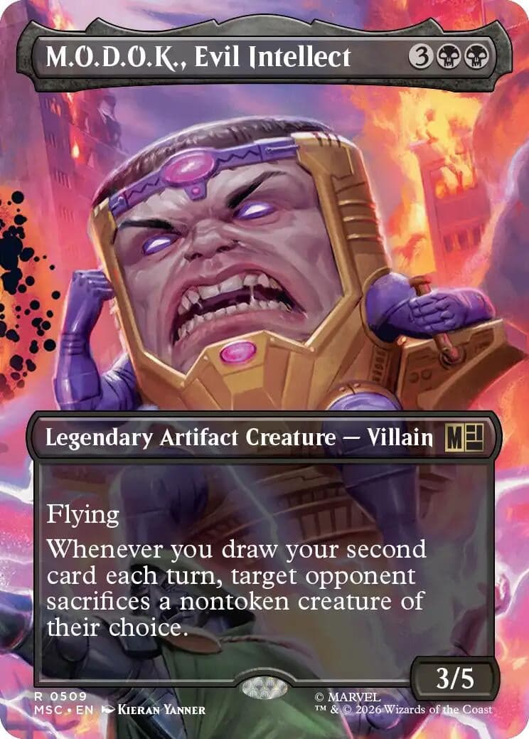 M.O.D.O.K., Evil Intellect (Borderless) (509) (Commander: Marvel Super Heroes) (MSC)
