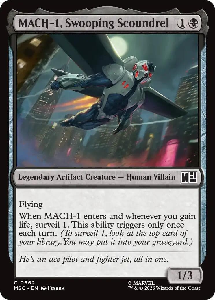 MACH-1, Swooping Scoundrel (662) (Commander: Marvel Super Heroes) (MSC)