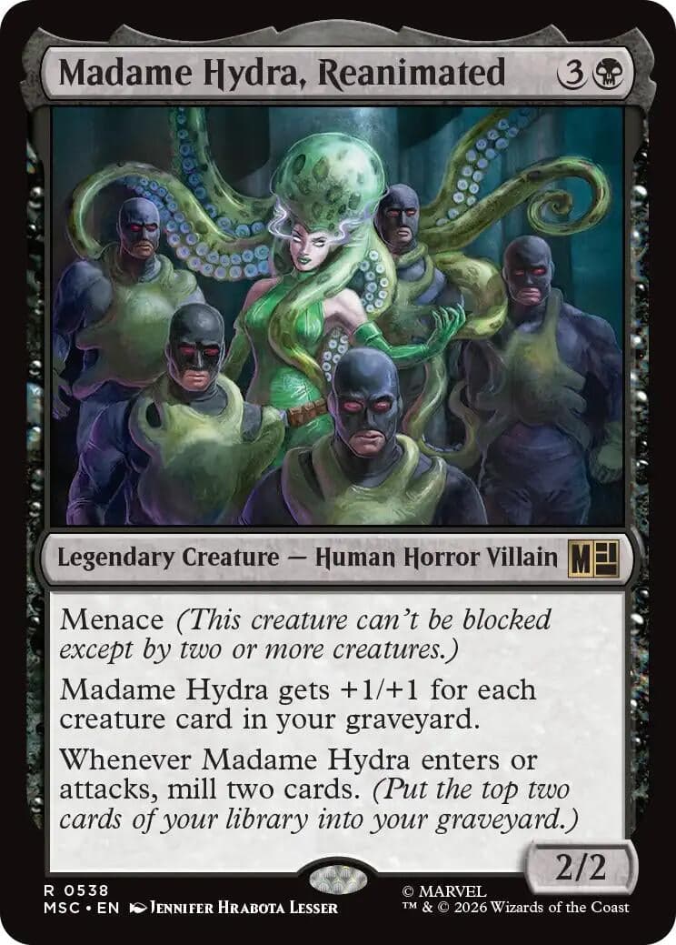 Madame Hydra, Reanimated (538) (Foil) (Commander: Marvel Super Heroes) (MSC)