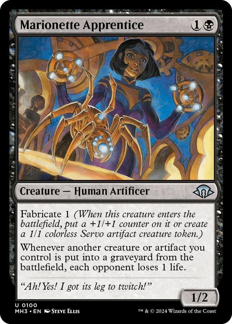 Marionette Apprentice (100) (Foil) (Modern Horizons 3)