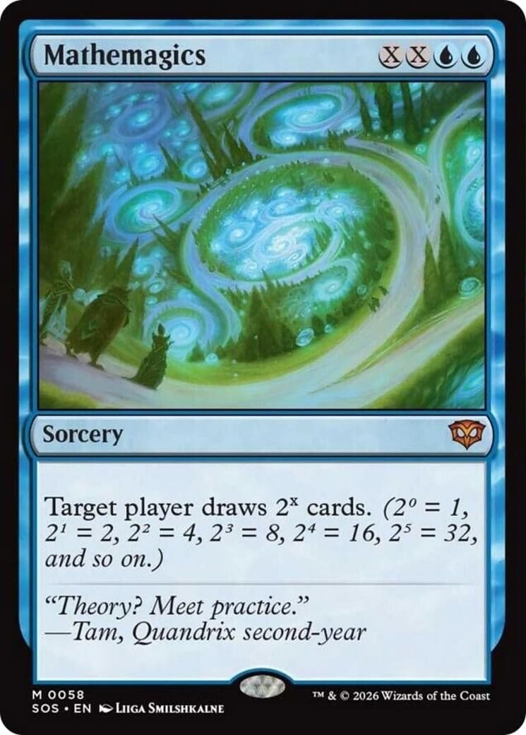 Mathemagics (58) (Foil) (Secrets of Strixhaven)