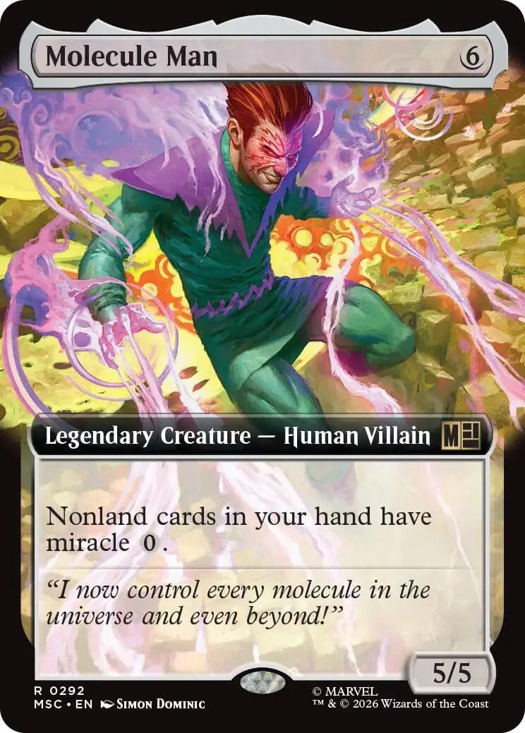 Molecule Man (Extended Art) (292) (Commander: Marvel Super Heroes) (MSC)
