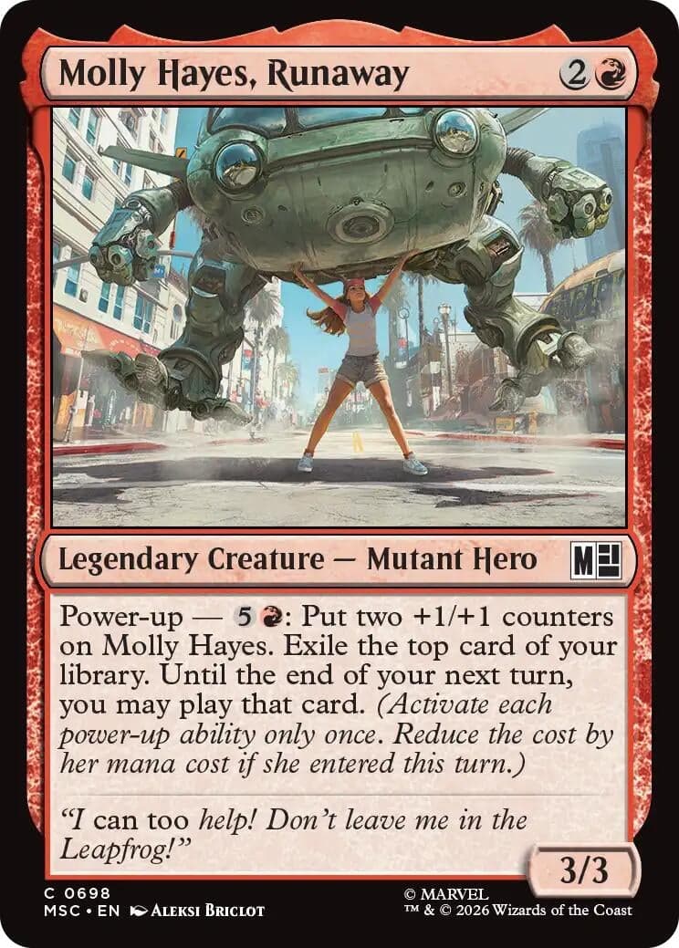 Molly Hayes, Runaway (698) (Commander: Marvel Super Heroes) (MSC)