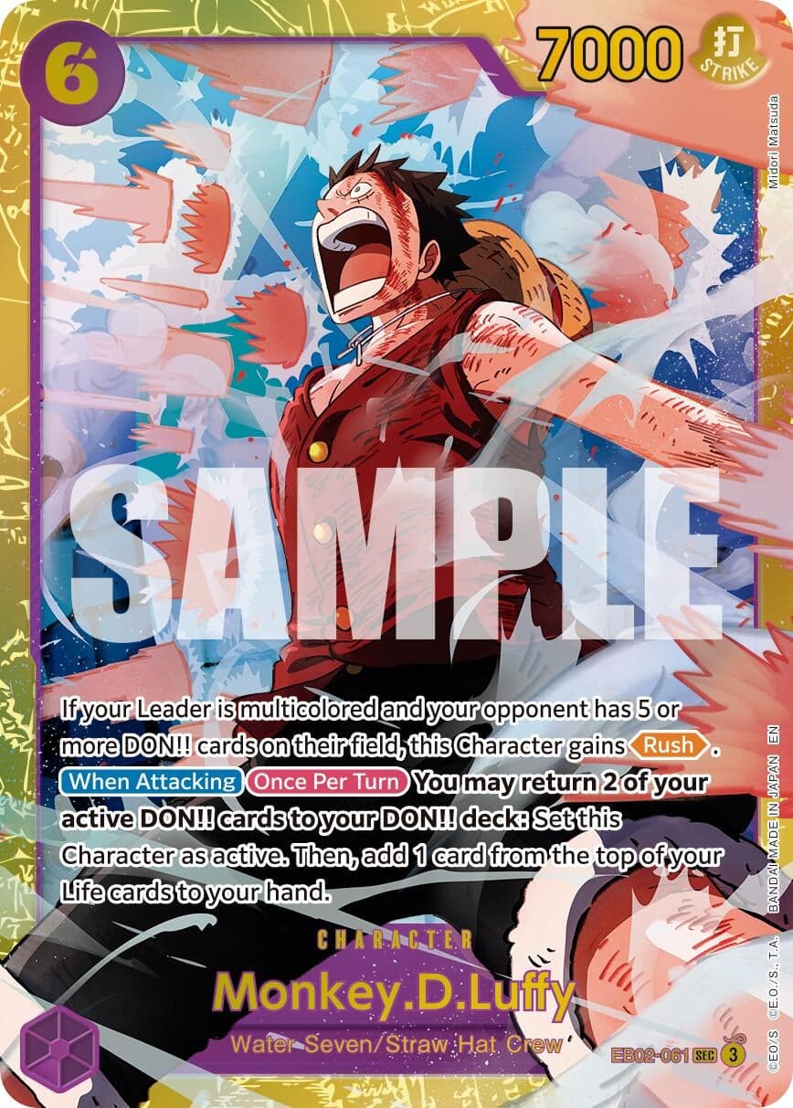 Monkey.D.Luffy - EB02-061 (Reprint) (EB02-061) (Foil) (Premium Booster -The Best- Vol. 2)