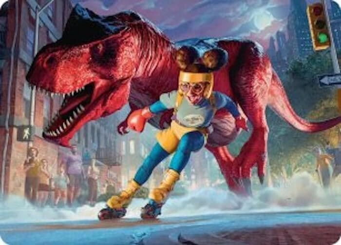 Moon Girl and Devil Dinosaur Art Card (14) (Art Series: Marvel Super Heroes) (AAMSH)