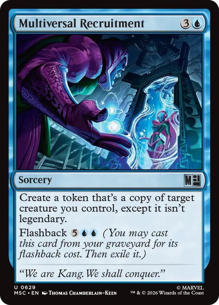 Multiversal Recruitment (629) (Foil) (Commander: Marvel Super Heroes) (MSC)