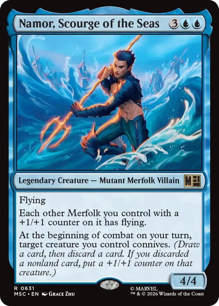 Namor, Scourge of the Seas (631) (Commander: Marvel Super Heroes) (MSC)