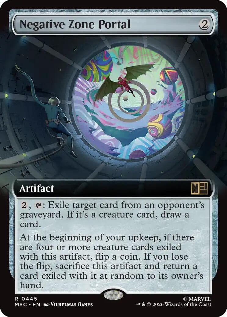 Negative Zone Portal (Extended Art) (445) (Foil) (Commander: Marvel Super Heroes) (MSC)