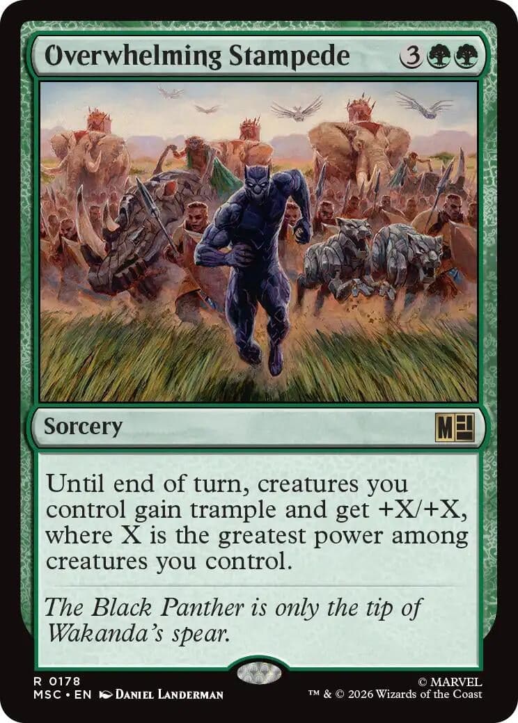 Overwhelming Stampede (178) (Commander: Marvel Super Heroes) (MSC)