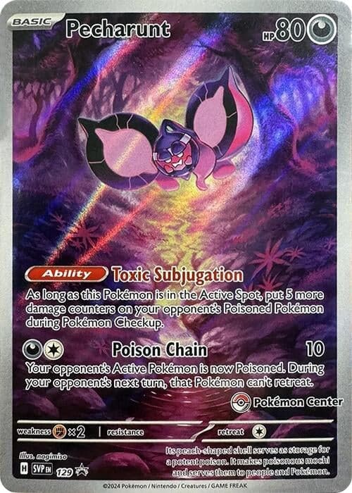 Pecharunt - 129 (Pokemon Center Exclusive) (129) (SV: Scarlet & Violet Promo Cards)