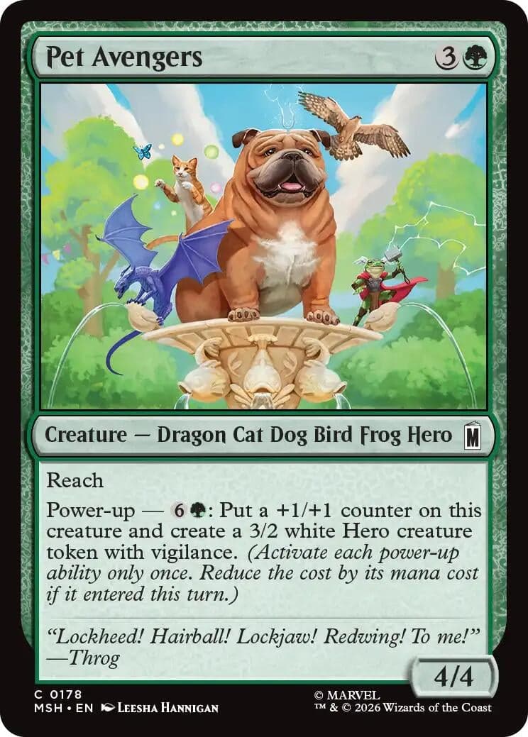 Pet Avengers (178) (Foil) (Marvel Super Heroes) (MSH)