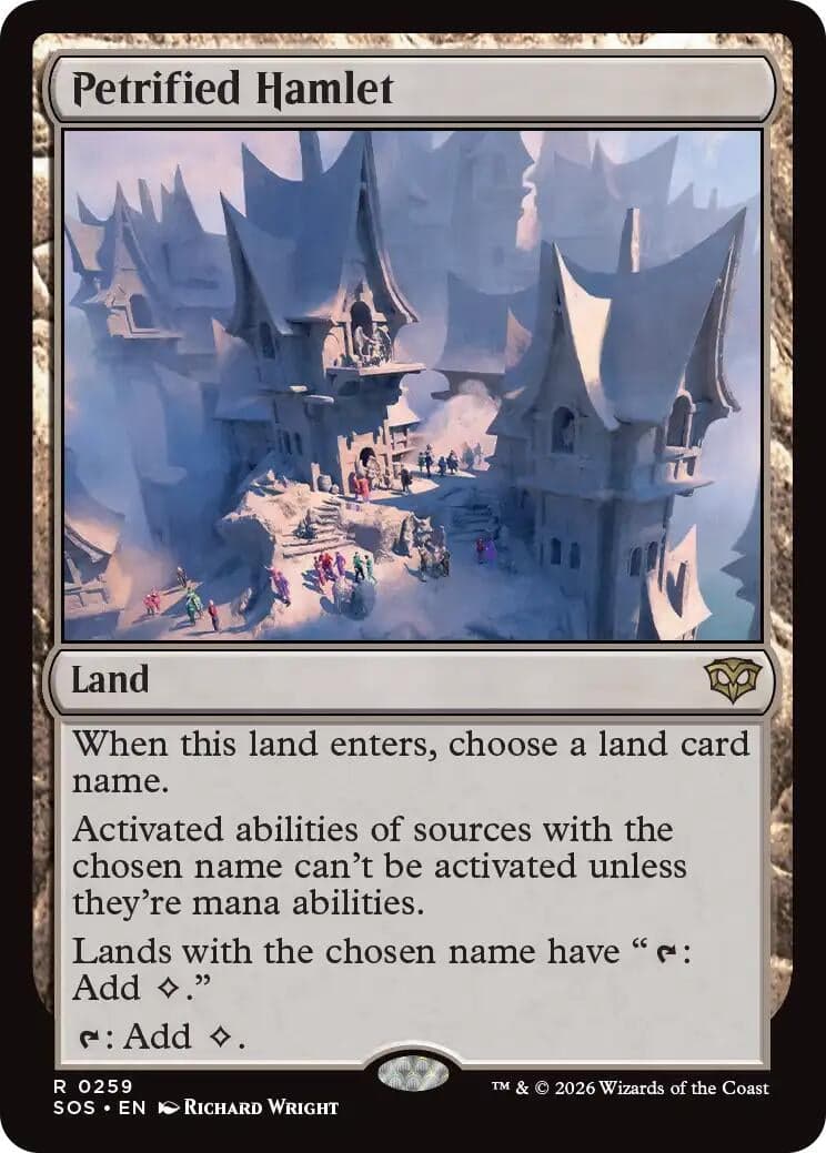 Petrified Hamlet (259) (Foil) (Secrets of Strixhaven)