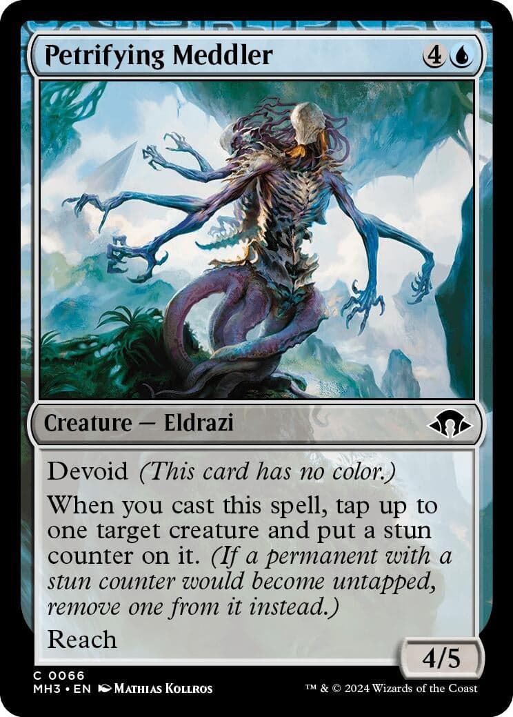 Petrifying Meddler (66) (Foil) (Modern Horizons 3)