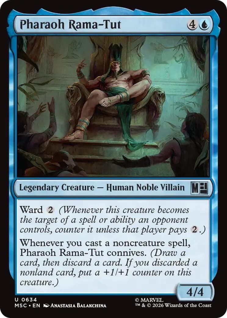 Pharaoh Rama-Tut (634) (Foil) (Commander: Marvel Super Heroes) (MSC)