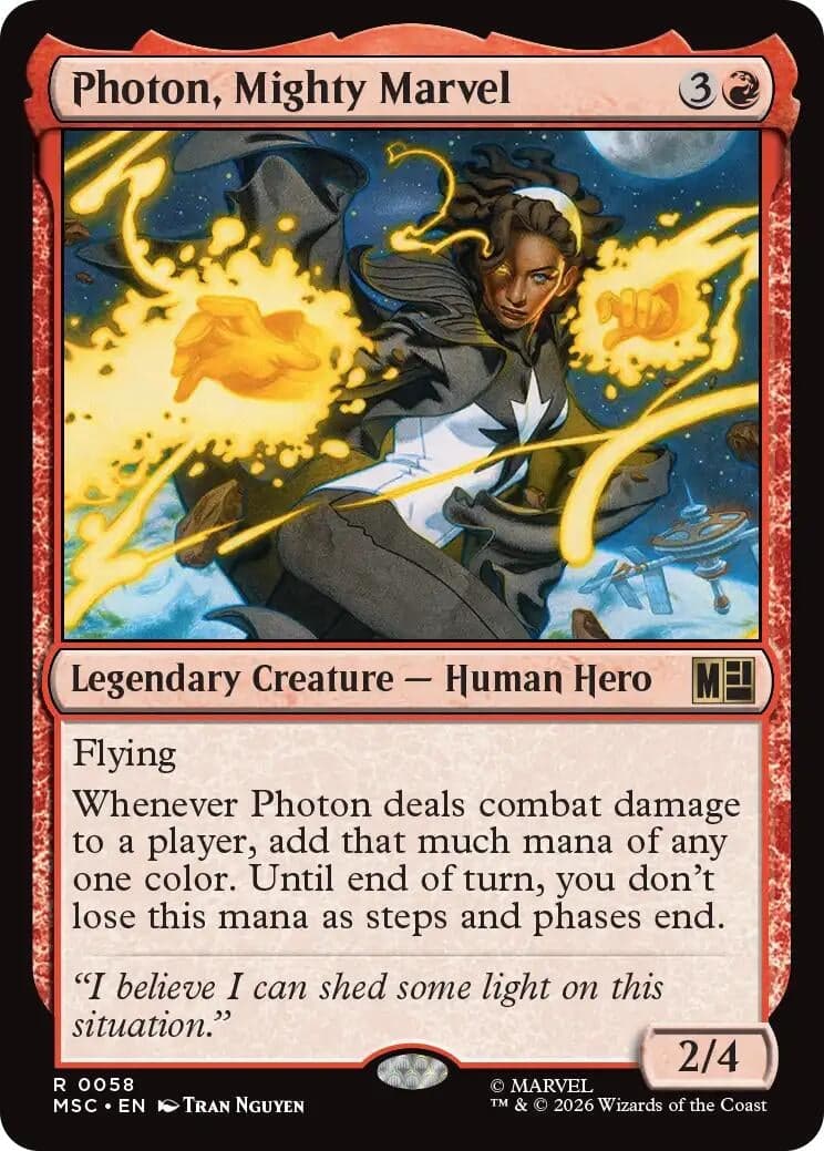 Photon, Mighty Marvel (58) (Commander: Marvel Super Heroes) (MSC)