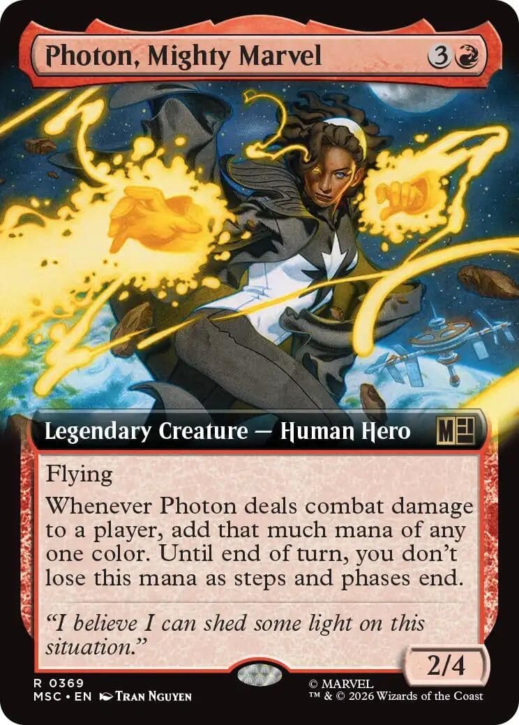 Photon, Mighty Marvel (Extended Art) (369) (Commander: Marvel Super Heroes) (MSC)