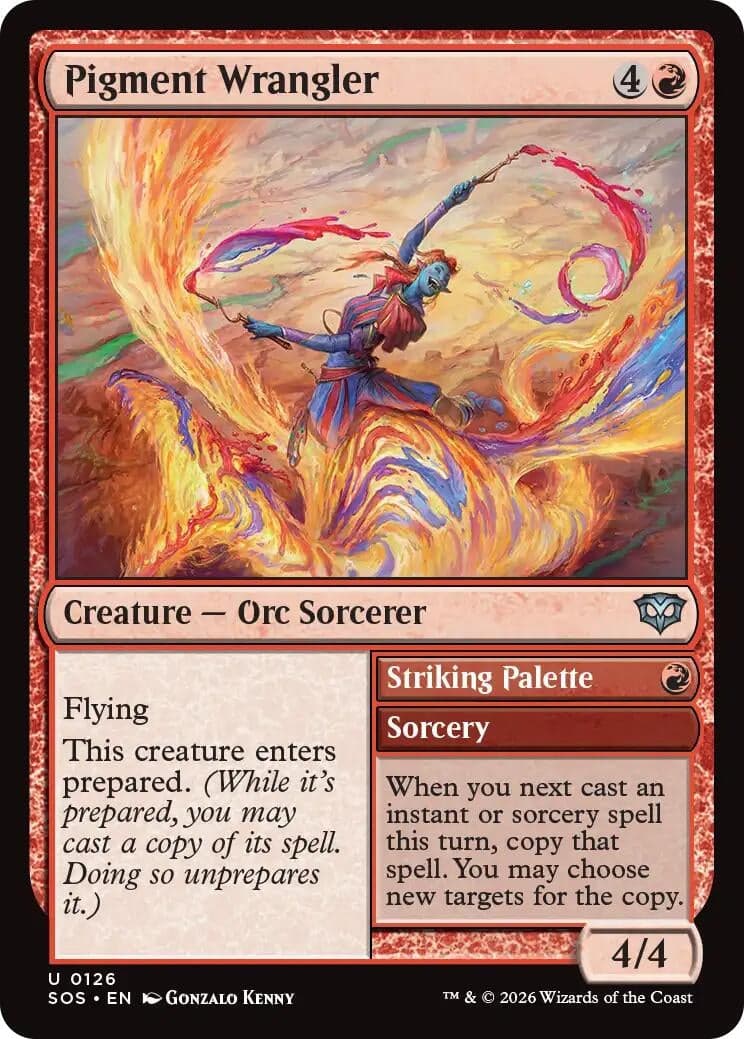 Pigment Wrangler (126) (Foil) (Secrets of Strixhaven)