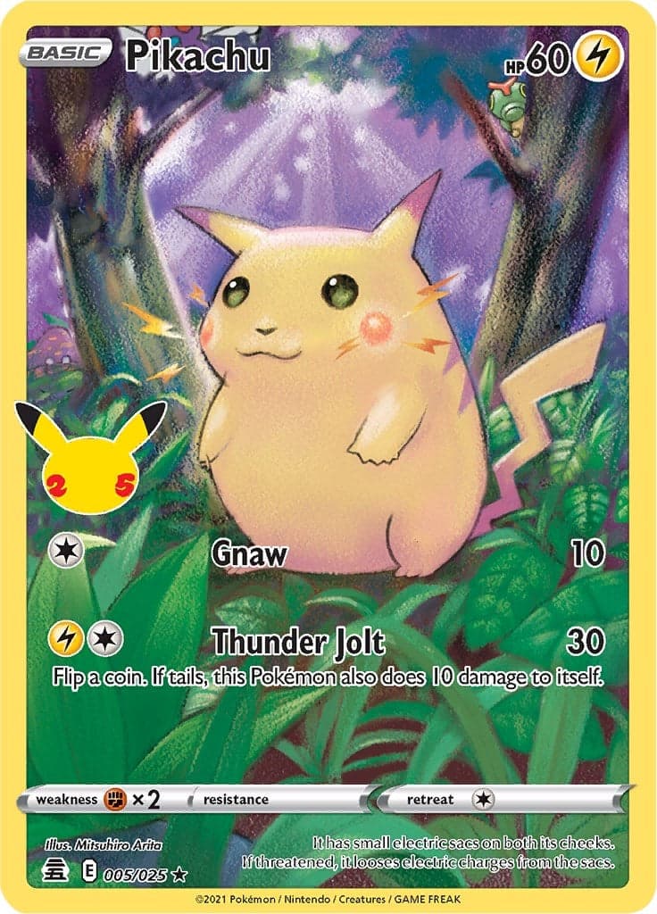 Pikachu (005/025) (Celebrations)