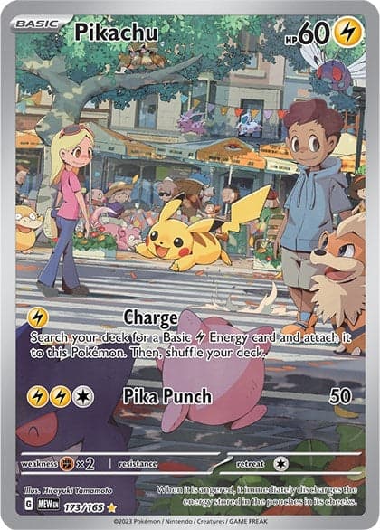 Pikachu (173/165) (SV: Scarlet & Violet 151)