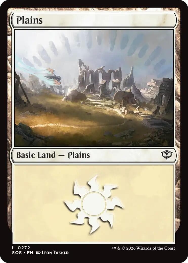 Plains (0272) (272) (Foil) (Secrets of Strixhaven)