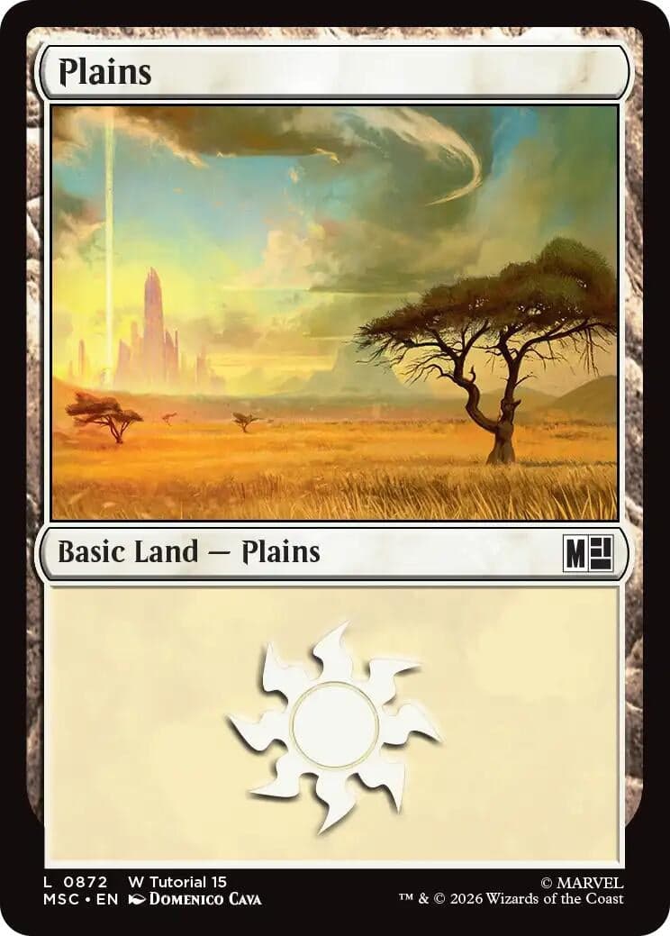 Plains (0872) (872) (Commander: Marvel Super Heroes) (MSC)
