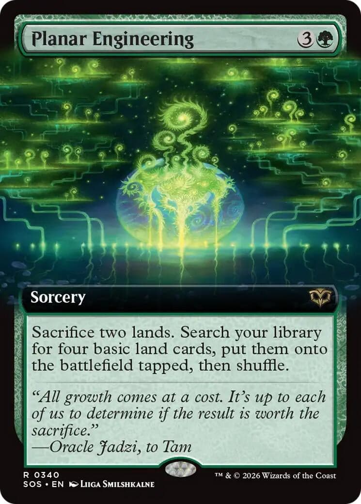 Planar Engineering (Extended Art) (340) (Foil) (Secrets of Strixhaven)